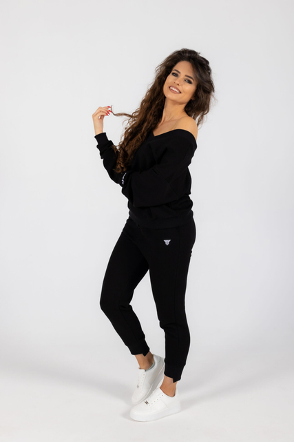 Bluza damska dresowa Power of Gods – Hellas Wear - czarna