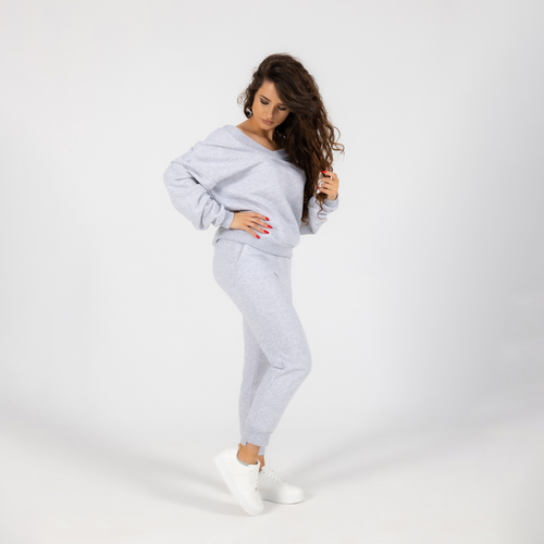 Damskie spodnie dresowe Power of Gods – Hellas Wear - szare