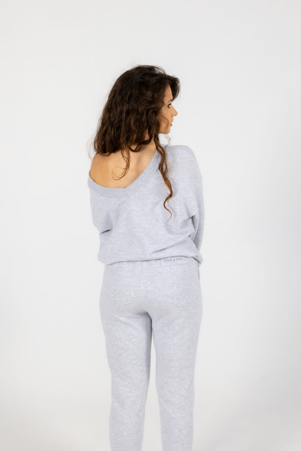 Damskie spodnie dresowe Power of Gods – Hellas Wear - szare