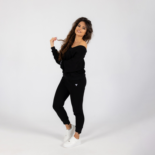 Bluza damska dresowa Power of Gods – Hellas Wear - czarna