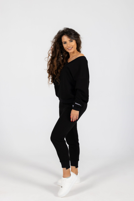 Bluza damska dresowa Power of Gods – Hellas Wear - czarna