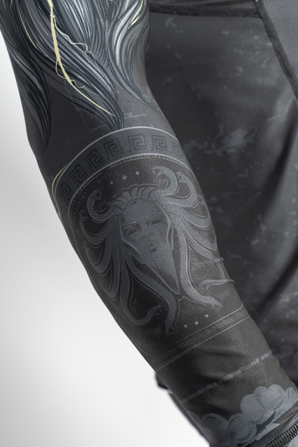 Longsleeve męski Hellas Wear Zeus – termoaktywny materiał, motyw Zeusa