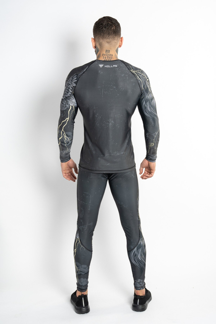 Longsleeve męski Hellas Wear Zeus – termoaktywny materiał, motyw Zeusa