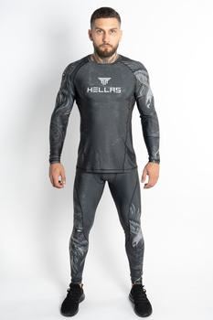 Longsleeve męski Hellas Wear Zeus – termoaktywny materiał, motyw Zeusa